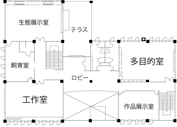 学習館（2階）フロアマップ