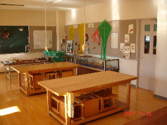 木工を中心とした活動ができる工作室。